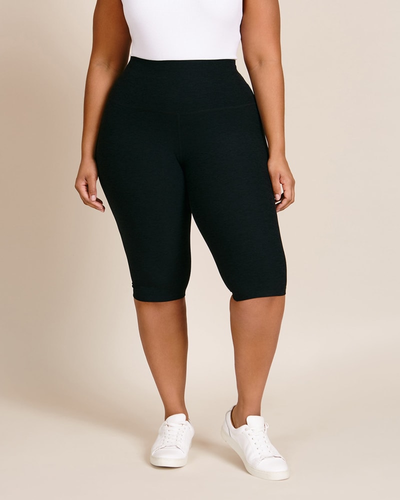 Spacedye High Waisted Pedal Pusher Legging Darkest Night